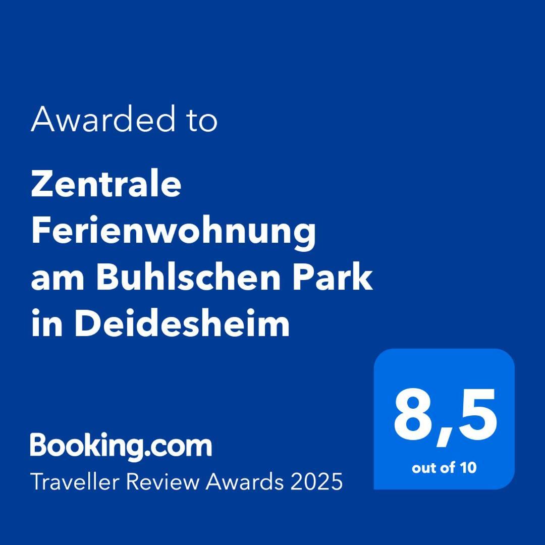 Zentrale Ferienwohnung Am Buhlschen Park In Deidesheim Esterno foto